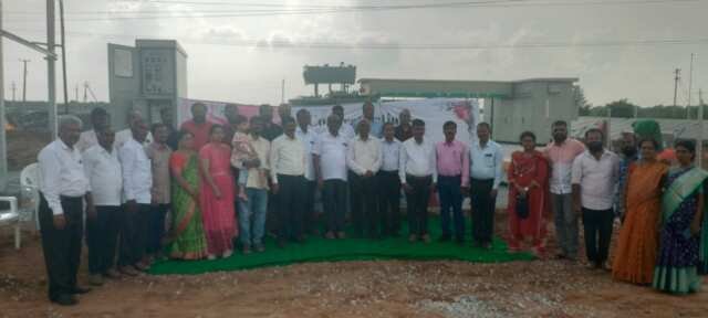 లక్ష్మాపూర్‌లో సోలార్ విద్యుత్ ప్లాంట్ ప్రారంభం